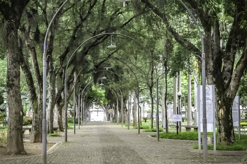 Parque Moscoso, no Centro de Vitória. Foto: Leonardo Silveira