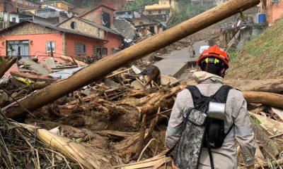 Corpo de Bombeiros do Espírito Santo em Petrópolis. Foto: Divulgação