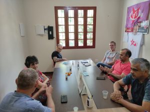 Cúpula estadual do PT se reúne para discutir estratégias de campanha de Contarato. Foto: Vitor Vogas