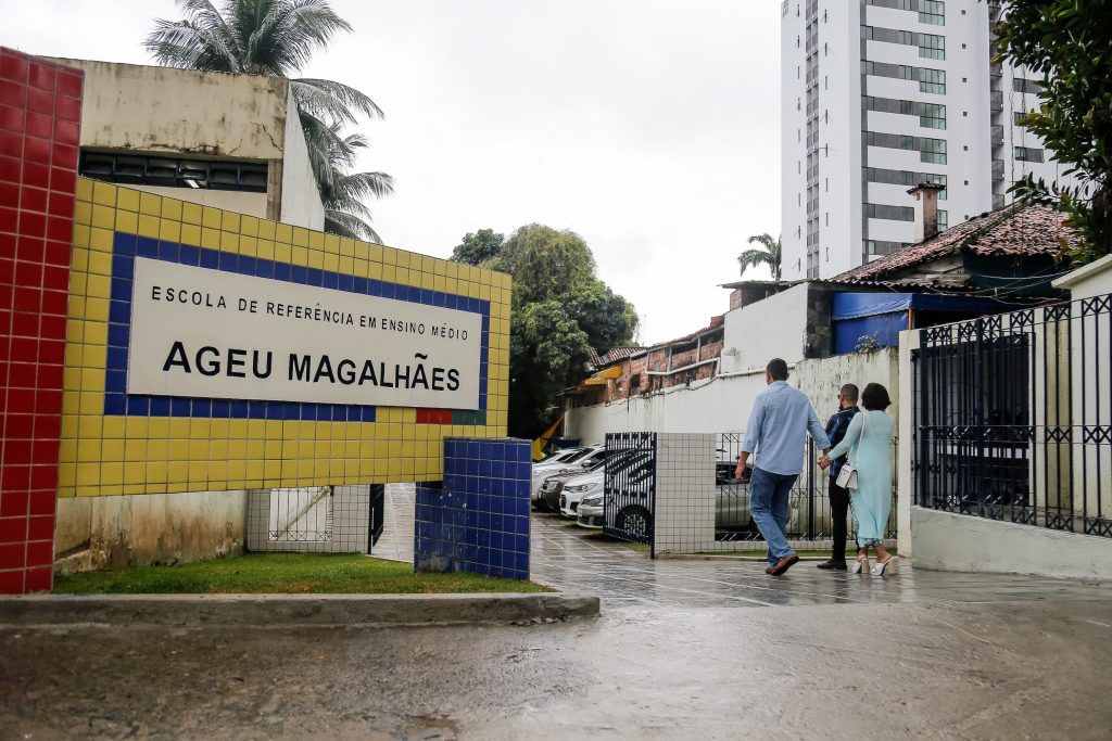 Escola de Referência em Ensino Médio (Erem) Ageu Magalhães. Foto: Pedro Menezes/Divulgação