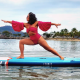 SUP Yoga na Praia do Iate, em Vitória. Foto: Reprodução/Instagram