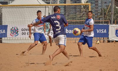 A praia da costa recebe quatro jogos nesse fim de semana! Foto: Laila Pecorari.