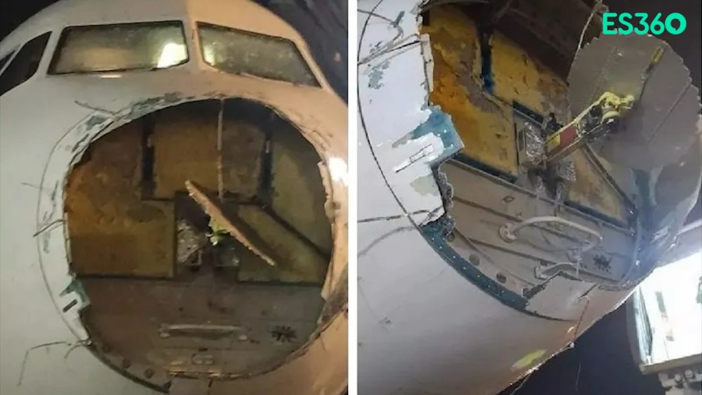 Avião da Latam faz pouso de emergência em Foz do Iguaçu. Foto: Reprodução/Redes Sociais