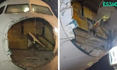 Avião da Latam faz pouso de emergência em Foz do Iguaçu. Foto: Reprodução/Redes Sociais