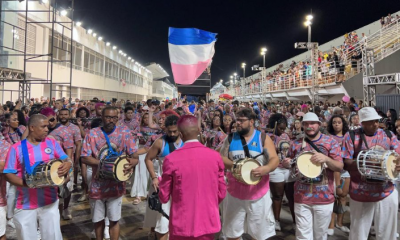 Bateria da Novo Imperio. Foto: Reprodução/Instagram
