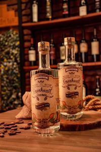 Cacahuatl - cachaça de cacau. Foto: Divulgação