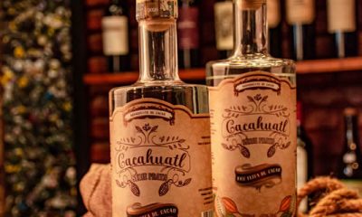 Cacahuatl - cachaça de cacau. Foto: Divulgação