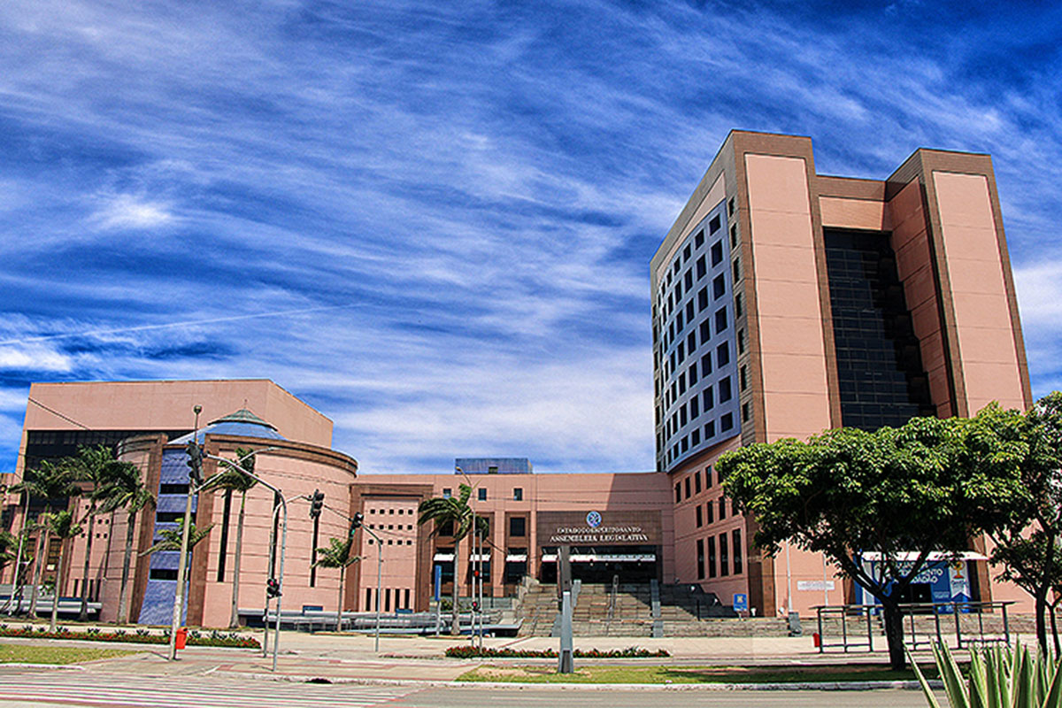 Palácio Domingos Martins, sede da Assembleia Legislativa do ES (Ales)