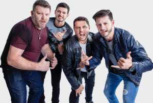 A banda Ângulo Vertical se apresenta no sábado (17), às 22 horas. Foto: Divulgação