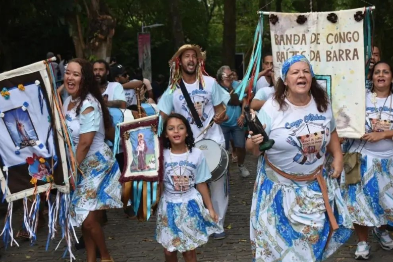 Banda de Congo Raízes da Barra. Foto: Reprodução/Instagram