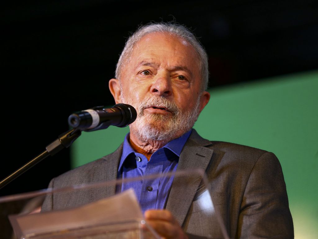 O presidente eleito, Luiz Inácio Lula da Silva, anuncia ministros durante coletiva no CCBB Brasília. Foto: Marcelo Camargo/Agência Brasil