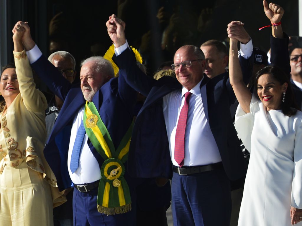 Cerimônia de posse do presidente da República, Luiz Inácio Lula da Silva no Palácio do Planalto. Foto: Marcelo Camargo/Agência Brasil