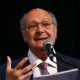 O vice-presidente eleito, Geraldo Alckmin, durante cerimônia de entrega do relatório final da transição de governo e anúncio de novos ministros. Foto: Marcelo Camargo/Agência Brasil