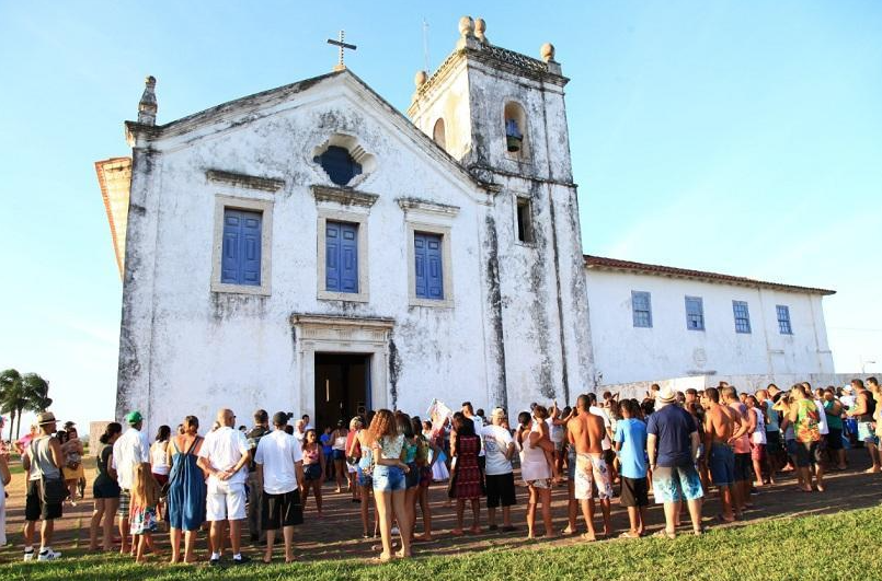 Igreja Reis Magos, em Nova Almeida, Serra. Foto: Edson Reis/Secom