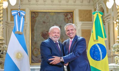 Lula e o presidente da Argentina, Alberto Fernández. Foto: Ricardo Stuckert/Agência Brasil