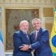 Lula e o presidente da Argentina, Alberto Fernández. Foto: Ricardo Stuckert/Agência Brasil