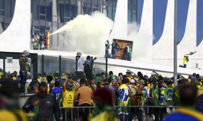 Manifestantes invadem Congresso, STF e Palácio do Planalto. Foto: Marcelo Camargo/Agência Brasil