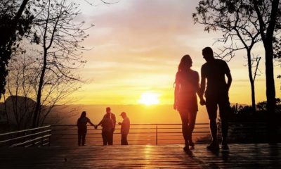 Pôr do Sol no Parque da Fonte da Grande, em Vitória. Foto: Jaqueline Pungal