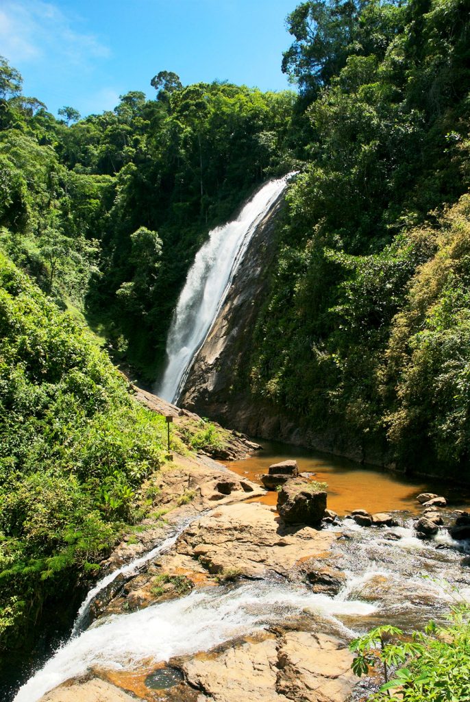 Cachoeira Véu de Noiva em Santa Leopoldina. Foto: Divulgação/Setur