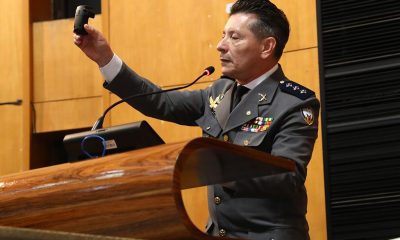 Capitão Assumção dá a entender que tirou tornozeleira na Ales. Foto: Ana Salles/Assembleia Legislativa
