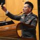 Capitão Assumção dá a entender que tirou tornozeleira na Ales. Foto: Ana Salles/Assembleia Legislativa