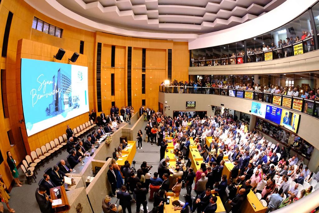 Posse dos deputados estaduais. Foto: Lucas S. Costa