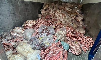 Apreensão de carne em Vila Velha. Foto: PMVV