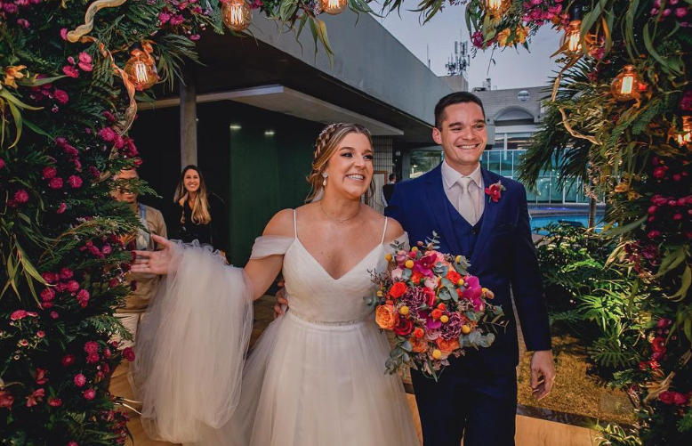 Casamento de Priscila Bonadiman e Gustavo Julião. Foto: Reprodução/Instagram