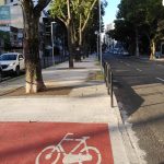 Ciclovia da Avenida Rio Branco, na Praia do Canto, Vitória. Foto: Danielli Saquetto