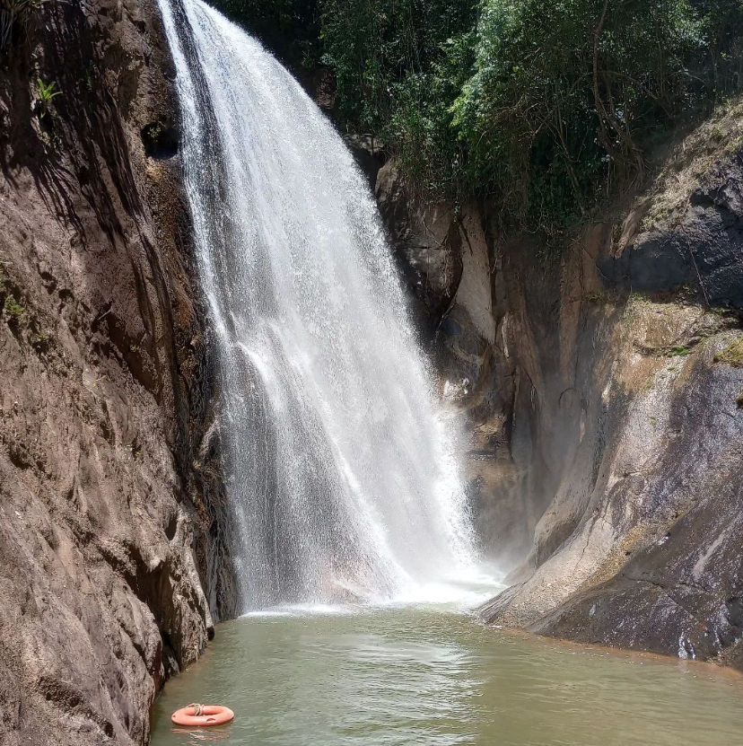 Cachoeira Moxafongo, em Santa Leopoldina. Foto: Divulgação/Governo do ES