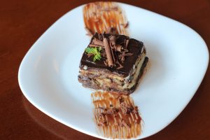 Enseada Mediterrâneo - Pavê de chocolate. Foto: Divulgação