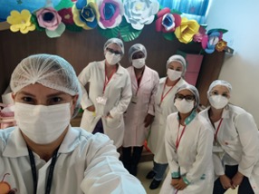 Profissionais do Classe Hospitalar. Foto: Divulgação/Sedu