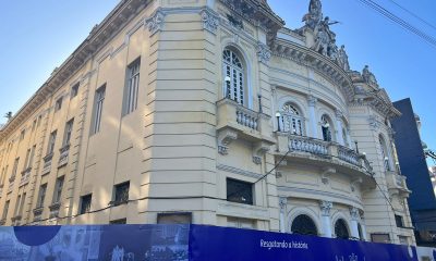 Fachada do Theatro Carlos Gomes
