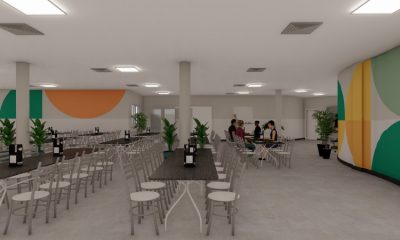 Projeção do novo Restaurante Popular. Foto: Divulgação
