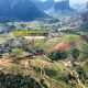 Atingindo uma altitude máxima de 400 metros e velocidade de até 120 km/h, Pancas ganhará a maior tirolesa da América Latina. Foto: Divulgação/ Prefeitura de Pancas