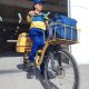 Bicicleta elétrica do Correios. Foto: Divulgação