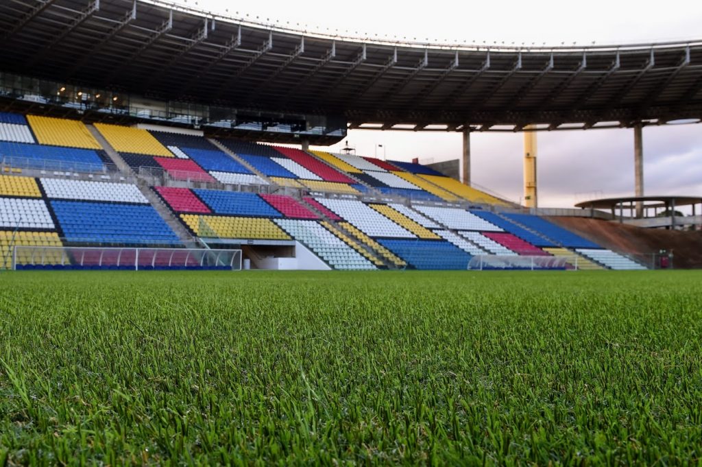 Estádio Kleber Andrade, em Cariacica, irá receber jogos da Seleção Feminina. Foto: Divulgação/Sesport