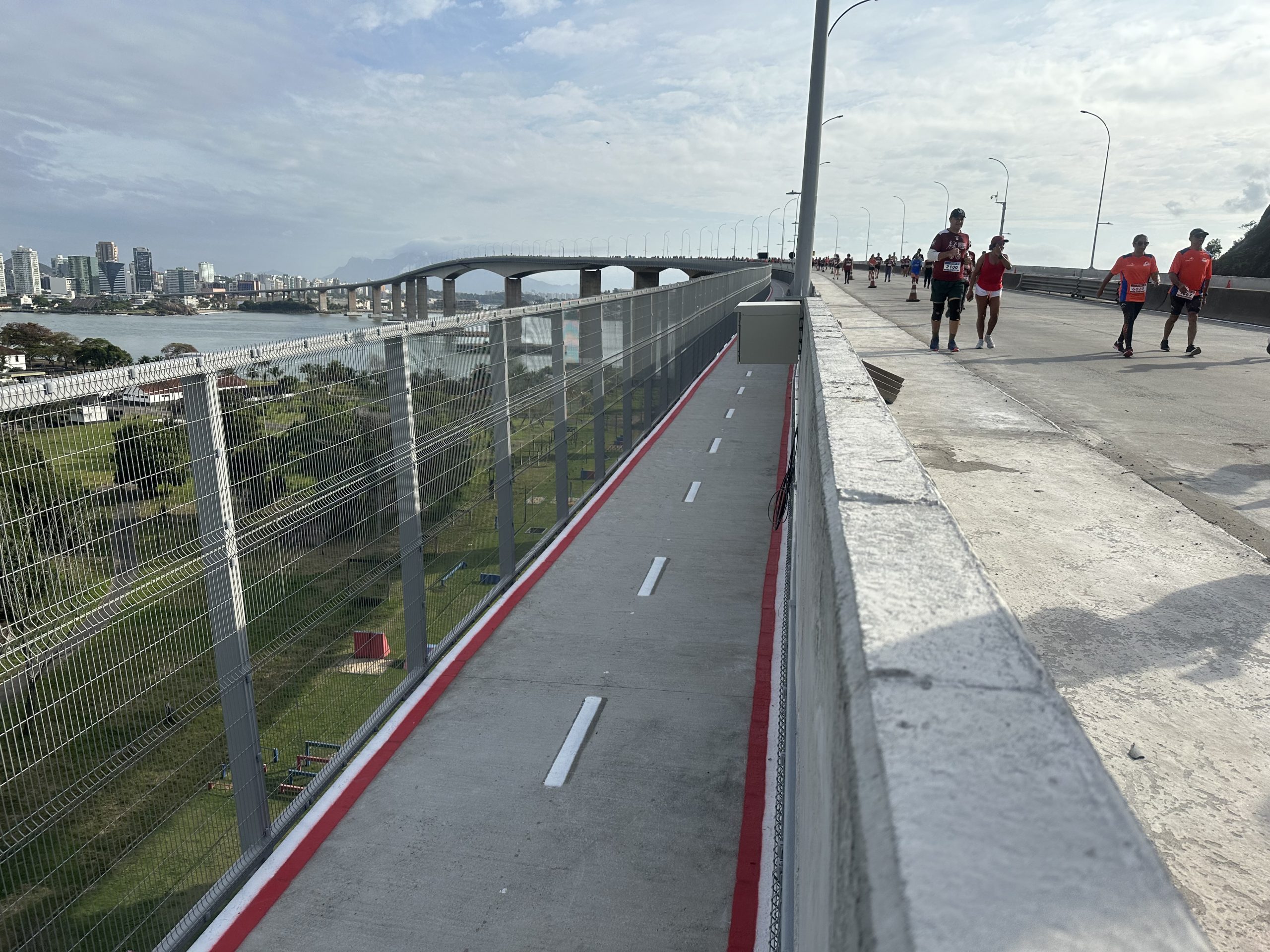 Bom Dia ES, Plano para socorro de ciclistas na ciclovia da Terceira Ponte