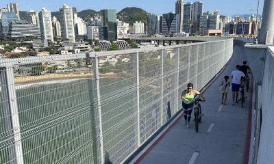 Ciclovia da Terceira Ponte. Foto: Danielli Saquetto