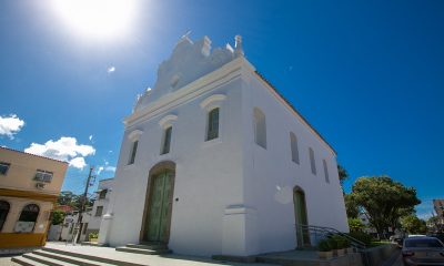 Igreja Nossa Senhora do Rosário, em Vila Velha. Foto: Divulgação/Setur