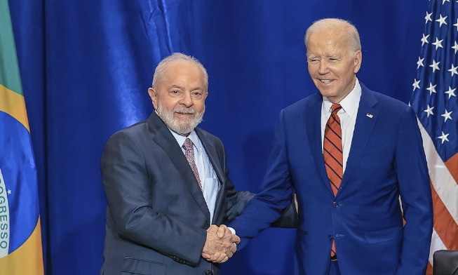 Lula e Joe Biden. Foto: Reprodução/Instagram