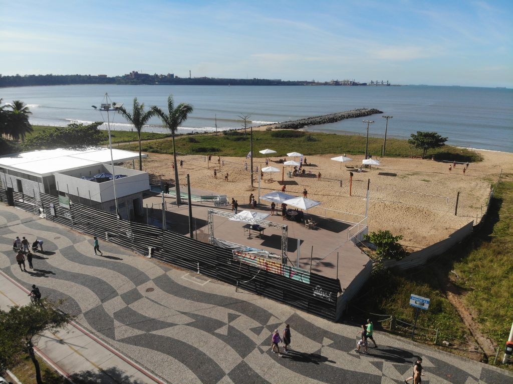 Oásis Beach Club na orla de Camburi, em Vitória. Foto: Divulgação