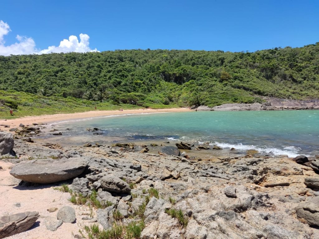 Praia do Hermitão, em Guarapari. Foto: Divulgação/Prefeitura de Guarapari