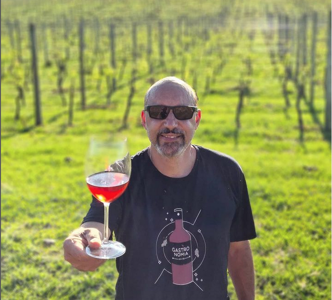 Chef Paulo Gáudio, proprietário da vinícola Gaudio. foto: redes sociais
