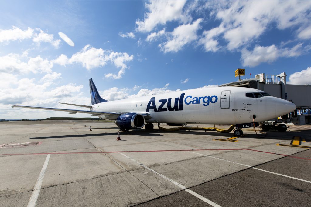 Boeing 737 cargueiro da Azul. Foto: Divulgação