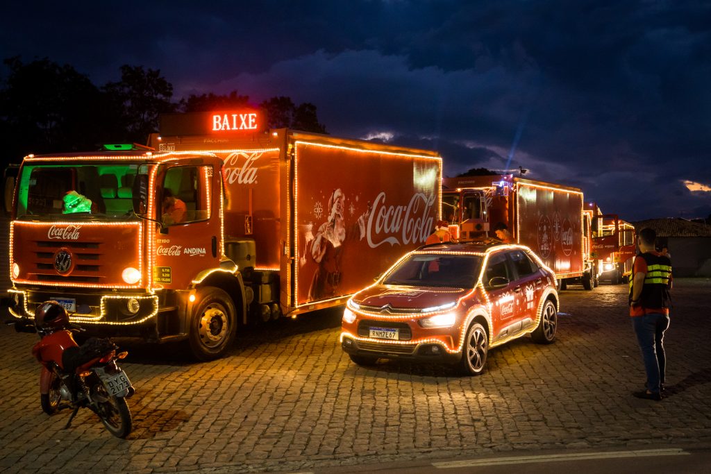 Caravana de Natal da Coca Cola. Foto: Divugação