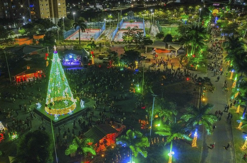 Decoração de Natal na Serra. Foto: Divulgação/PMS