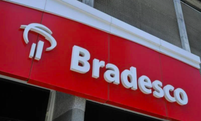 Fachado do banco Bradesco