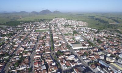 Imagem aérea da cidade de Montanha