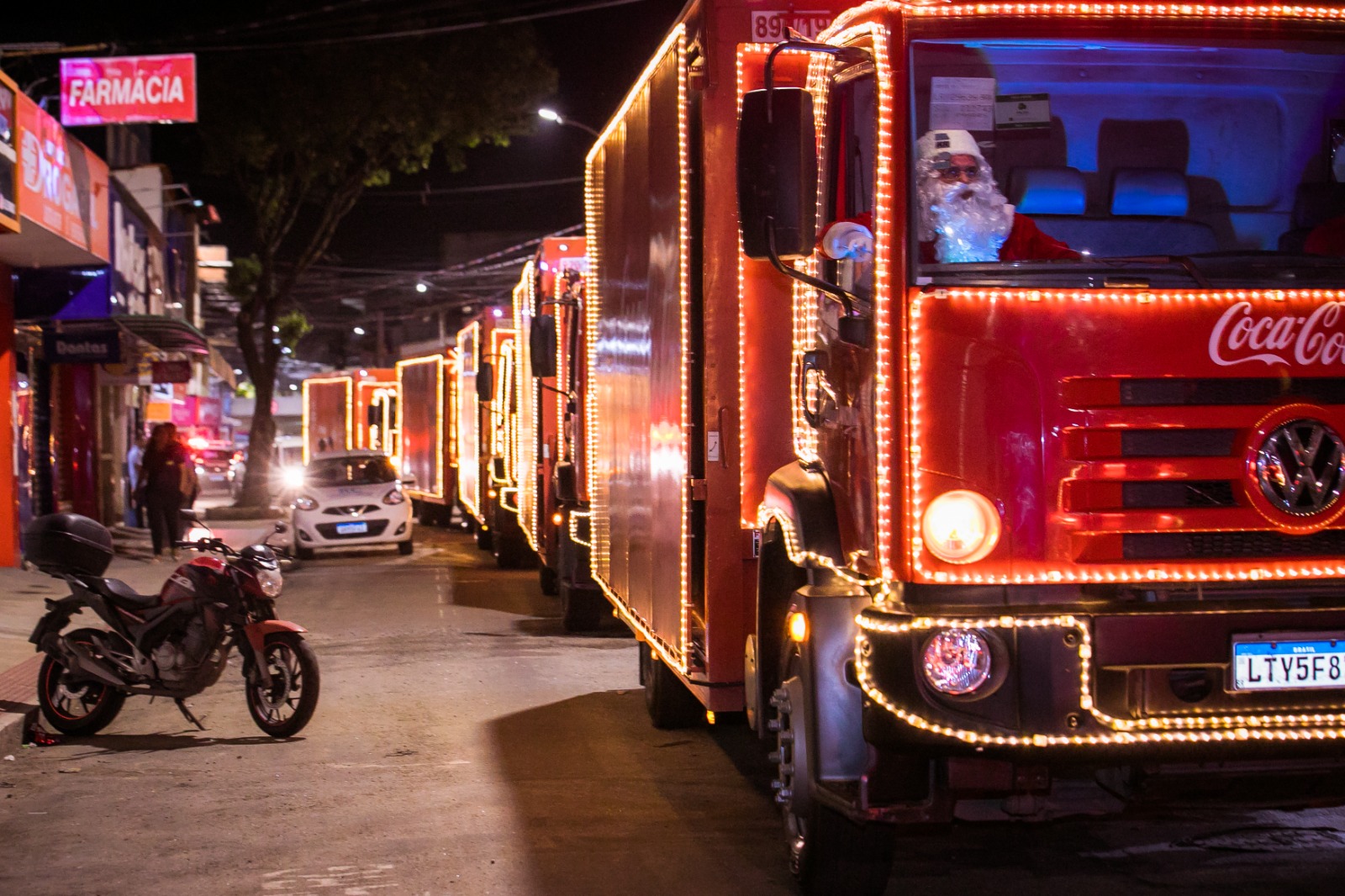 Veja o trajeto da Caravana Iluminada de Natal da Coca-Cola em